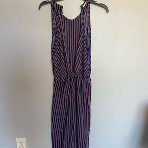 Striped jumpsuit